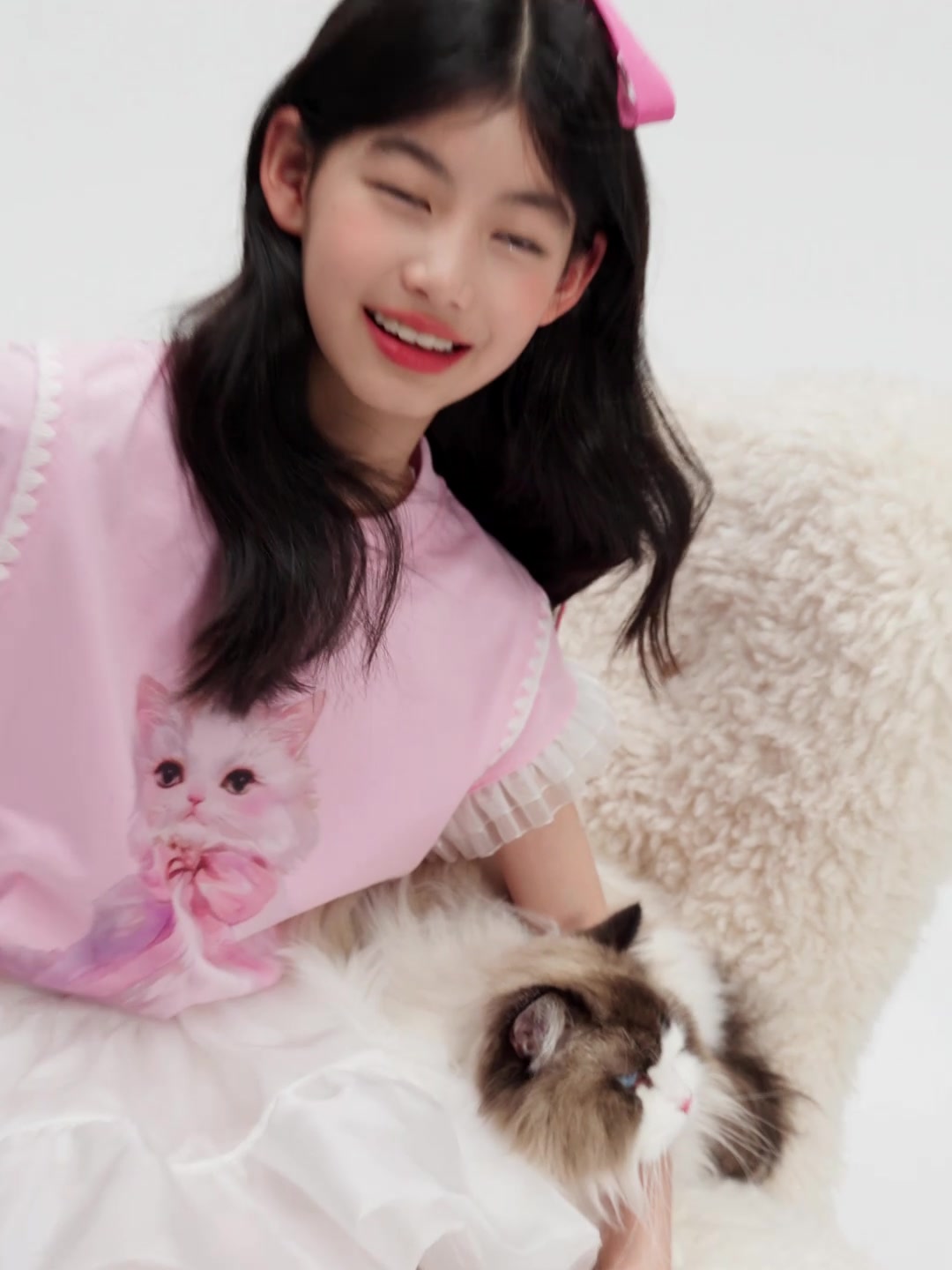 女儿的新宠！这件粉色蕾丝T恤也太仙了吧💖