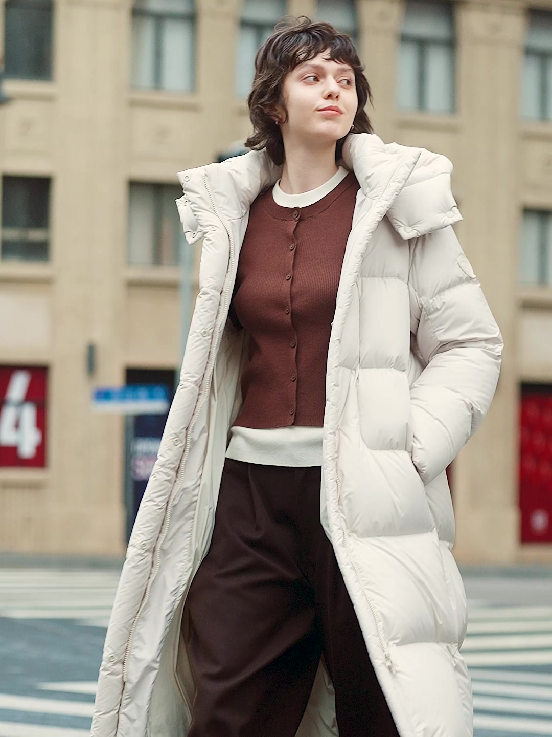 冬季穿搭天花板！这件羊剪绒大衣让我秒变韩剧女主✨