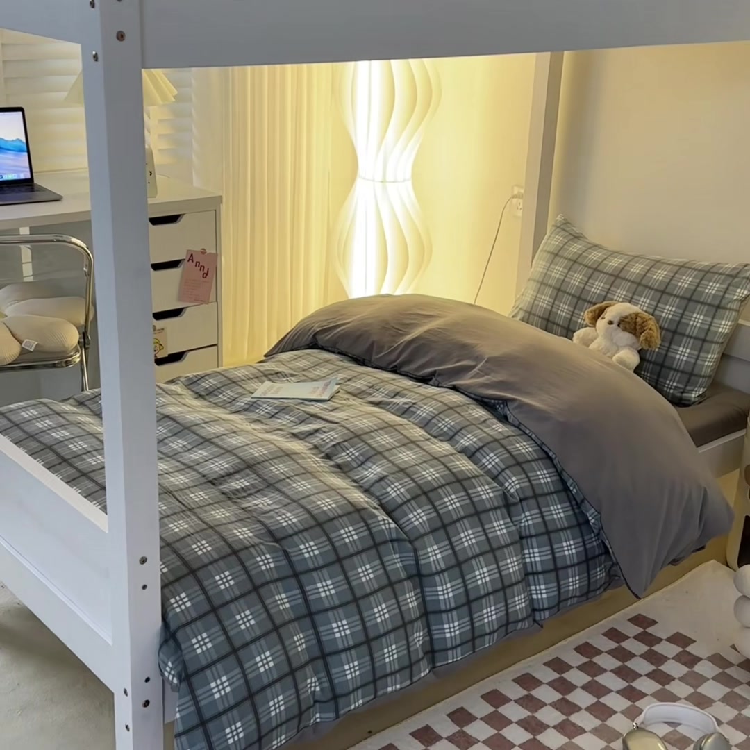 宿舍党必看！这款三件套让我睡出五星级酒店的感觉😍