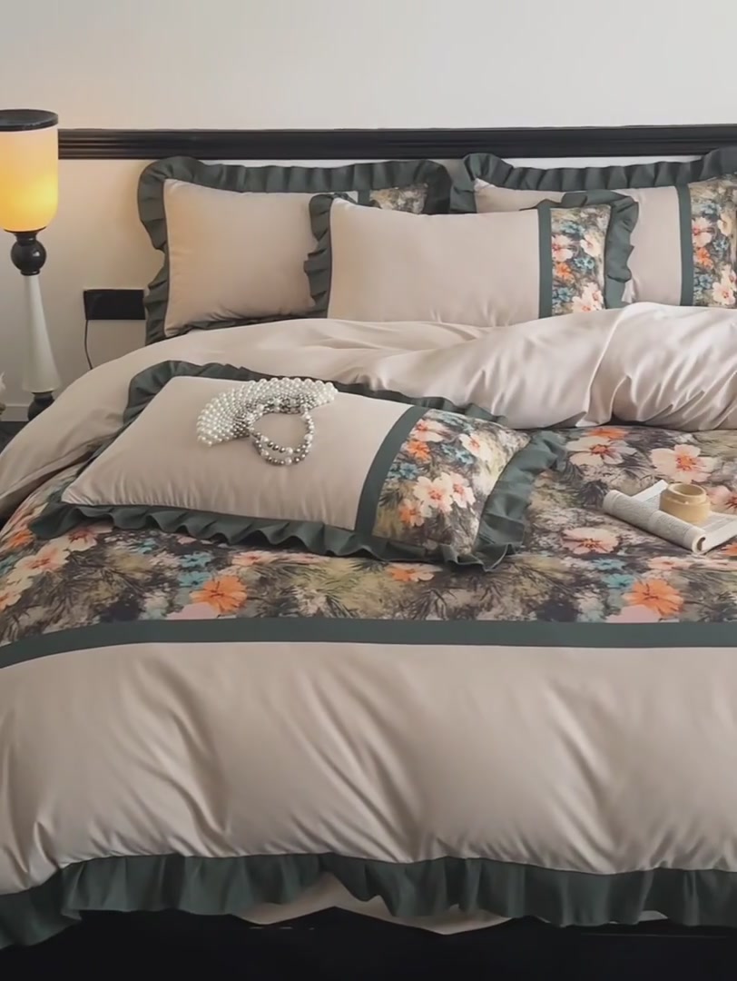 这床法式复古四件套，让我在梦里都觉得自己是庄园主