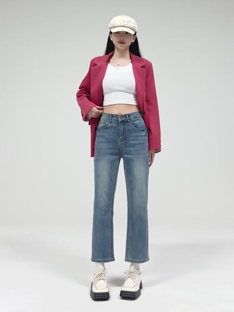 小个子福音！这条烟管牛仔裤让我秒变一米七