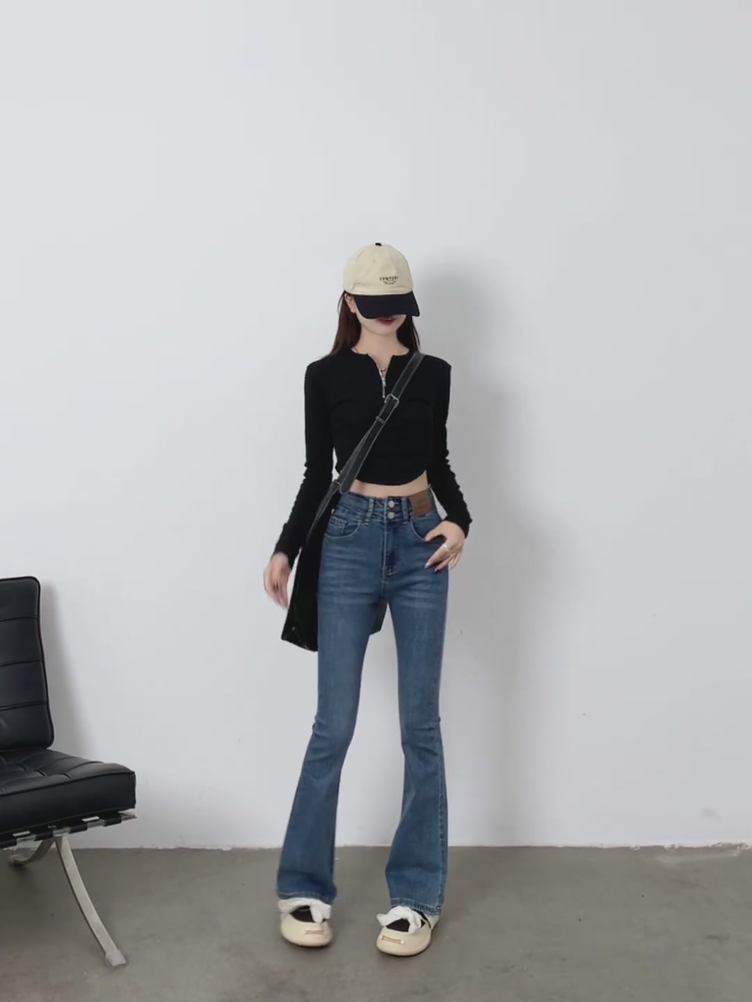 歌谛婕复古微喇牛仔裤：一条让我穿越回千禧年的神裤