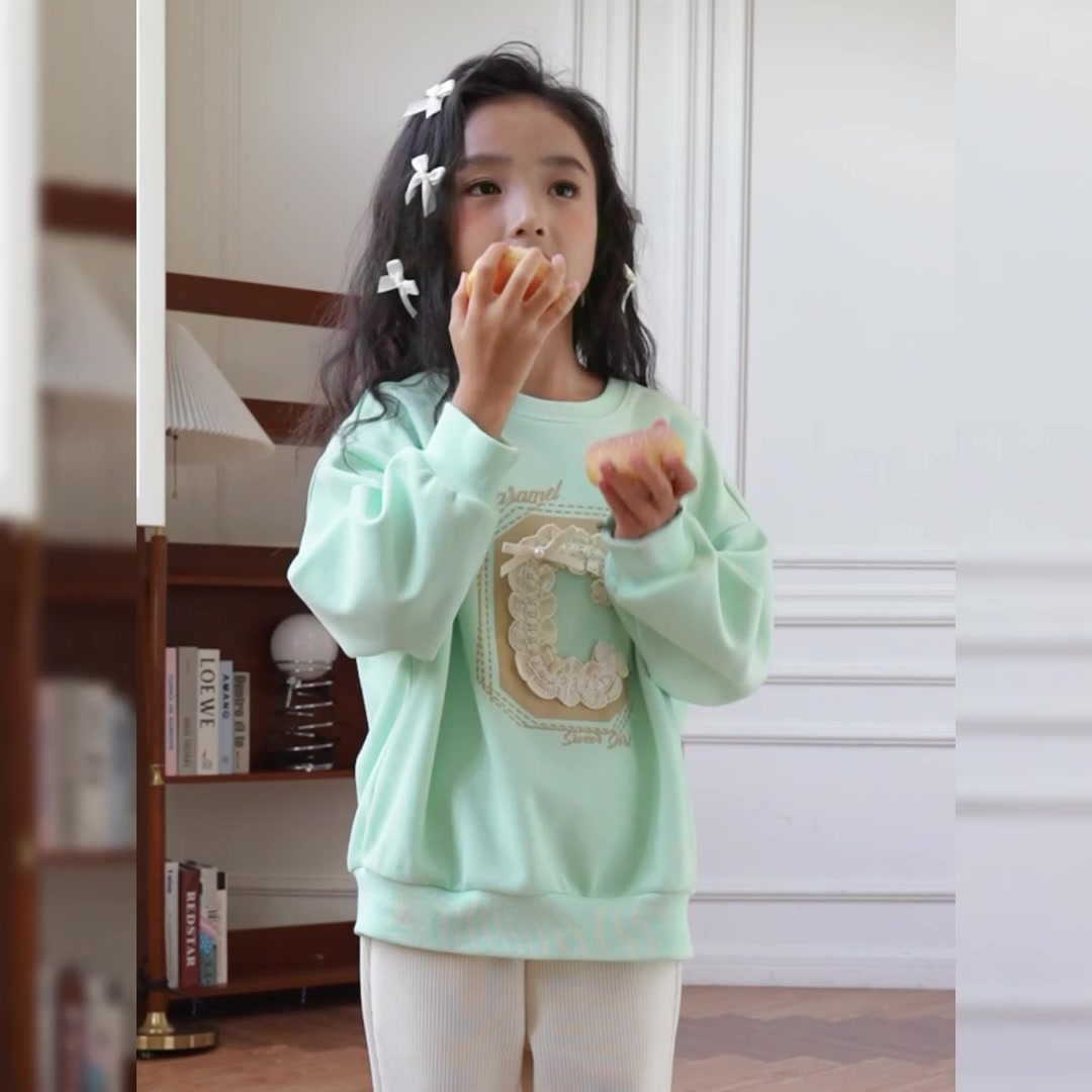 淘气贝贝圆领卫衣：穿上它，我就是街头最靓的崽！