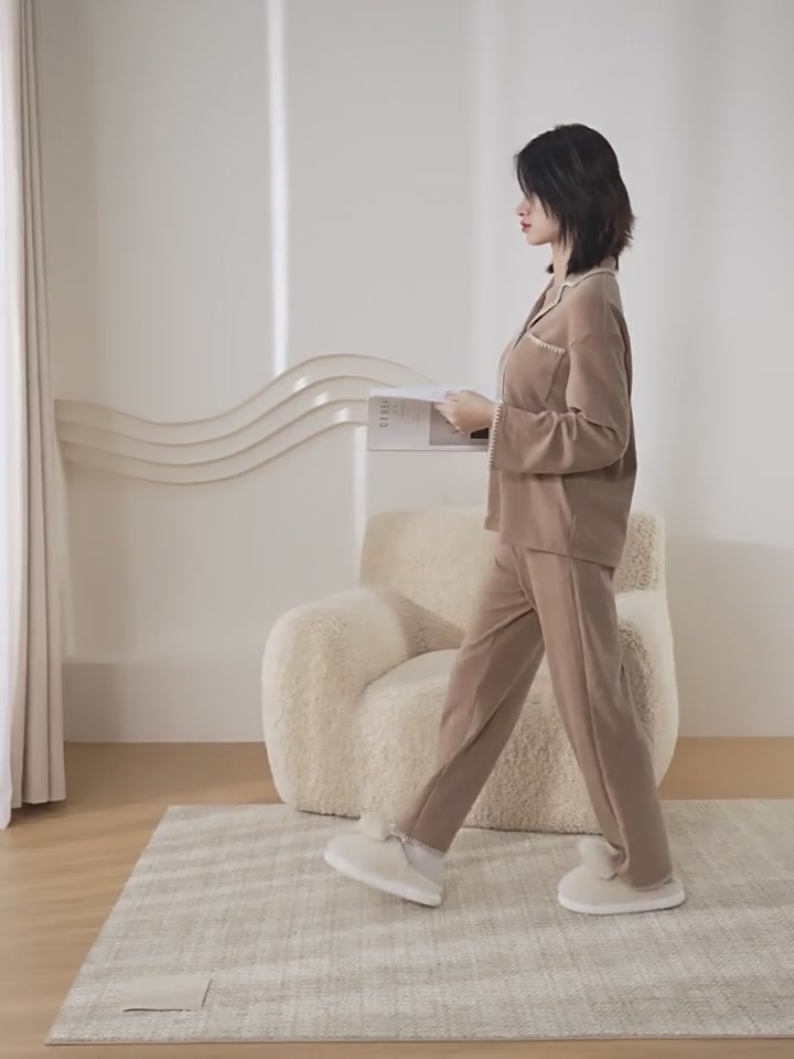 这双棉拖鞋，让我在家也能走出T台范儿！