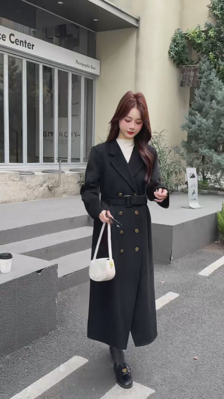 秋冬必备！红豆HODO双面呢大衣，轻奢质感让我爱不释手！