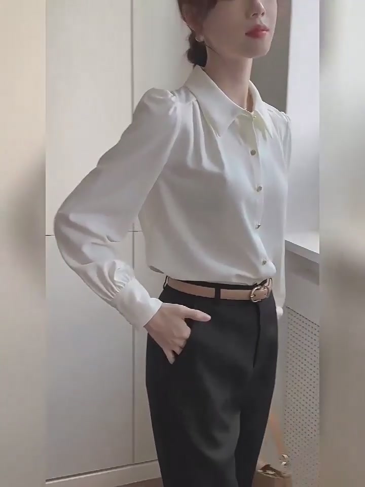 面试穿搭小心机✨这件白衬衫让我秒变气质女神！