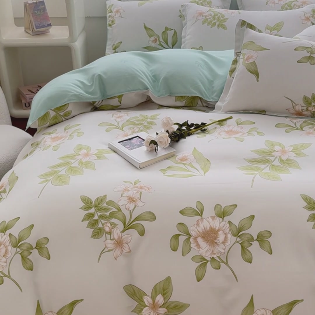 蜜哚儿四件套：宿舍党福音！加厚磨毛亲肤到不想起床