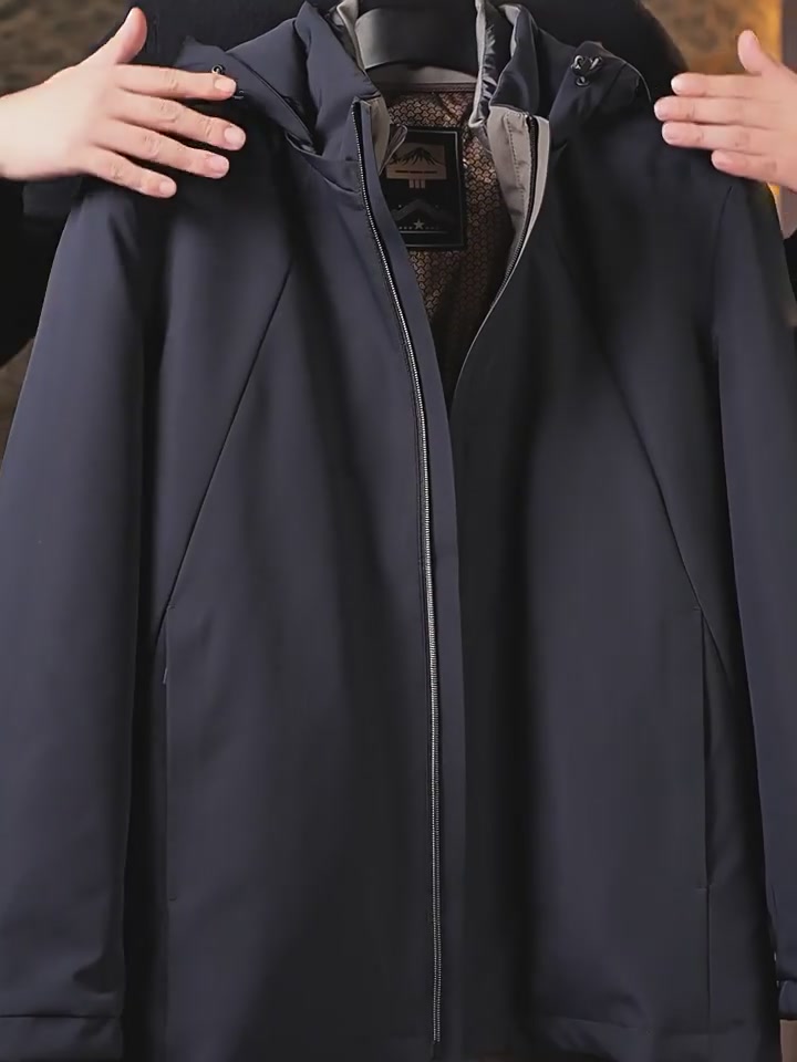 给老爸的新年礼物🎁这件羽绒服也太暖了吧！