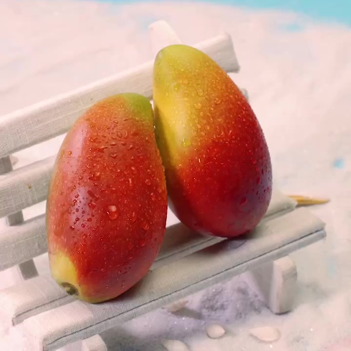 树上熟贵妃芒，一口下去我差点以为自己在海南度假！