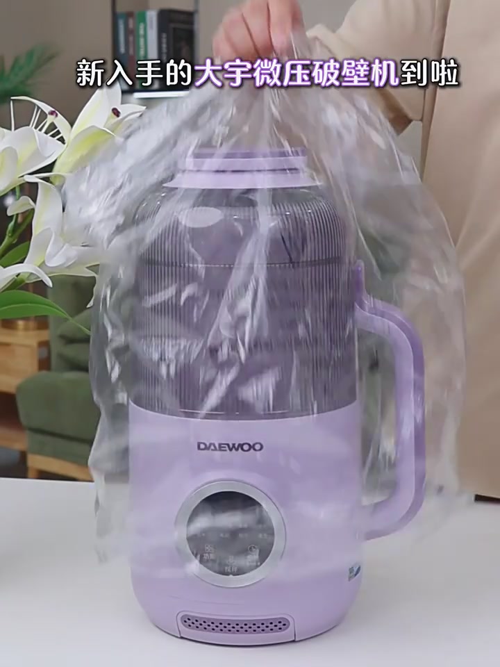 大宇破壁豆浆机：静音时代的温柔革命，一杯豆浆里的生活美学