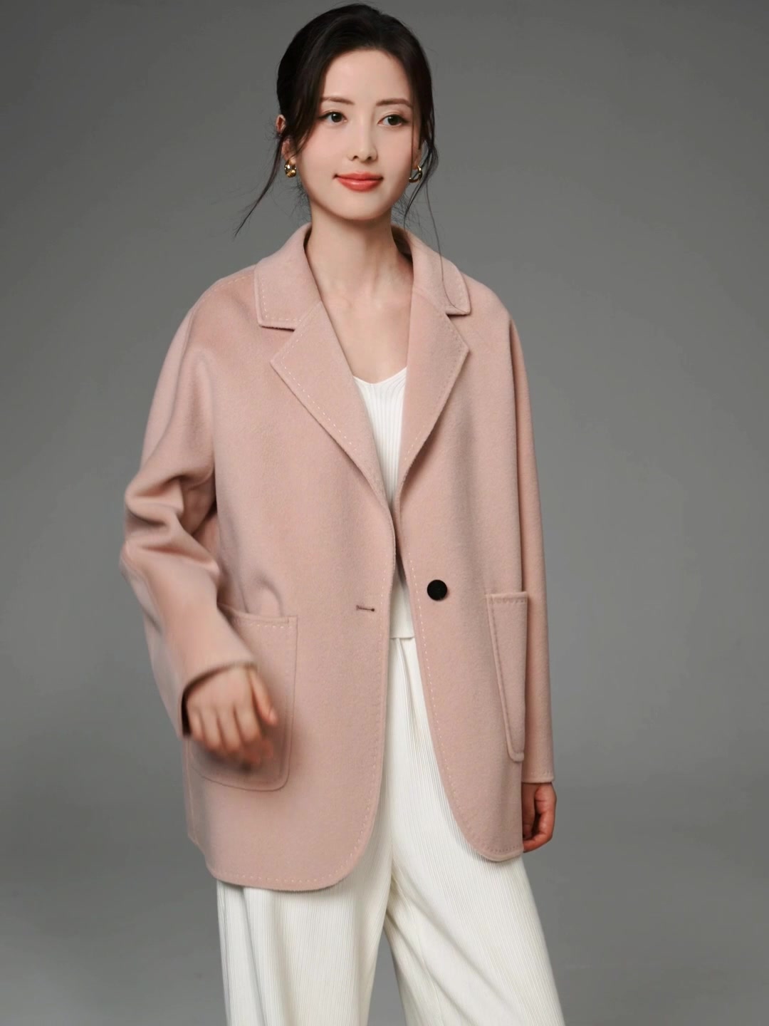小个子必入！荣昌祥10%羊绒大衣，显高显瘦的冬日神器！