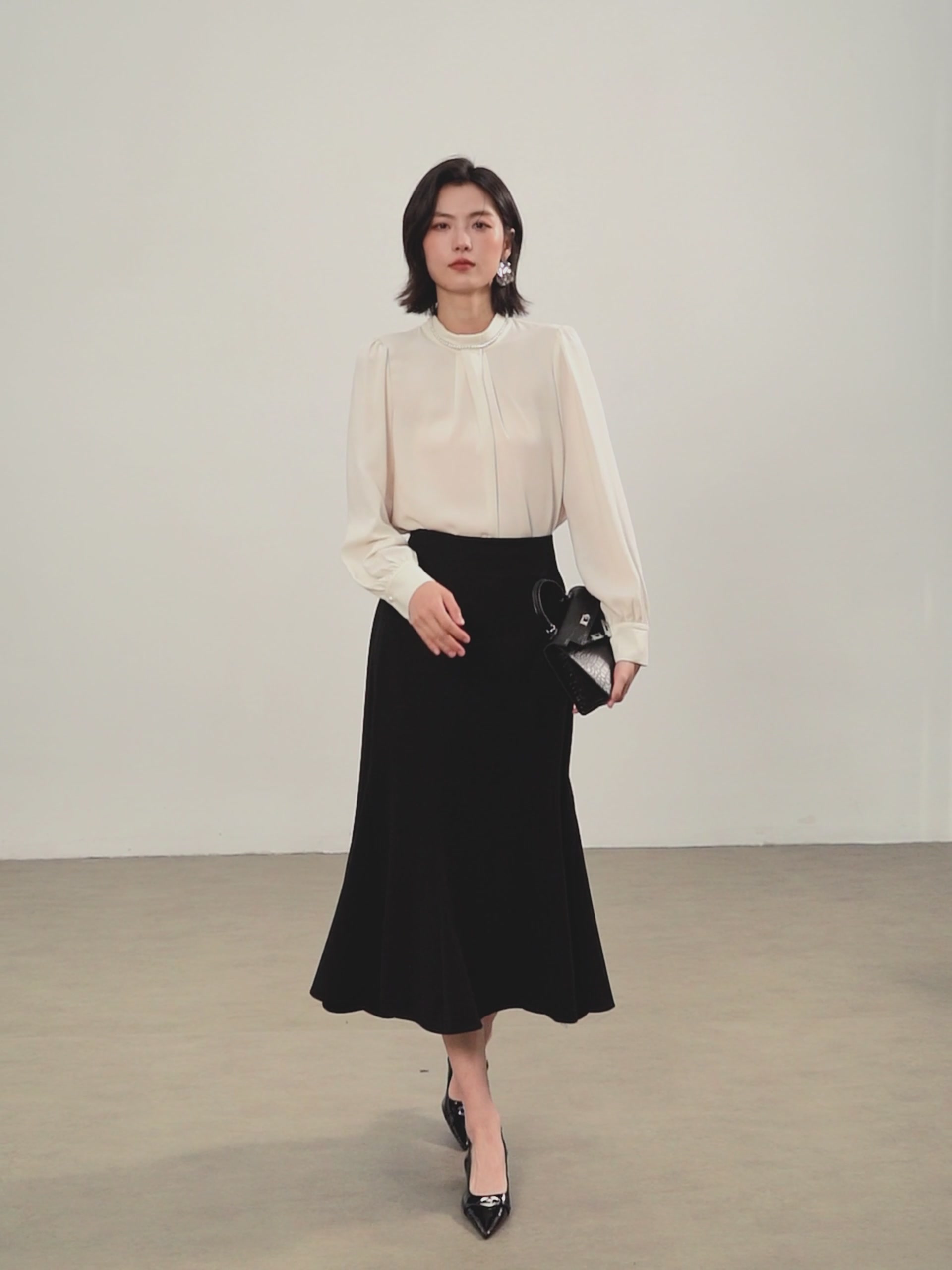 佧茜文珍珠小衫，优雅气质瞬间UP！