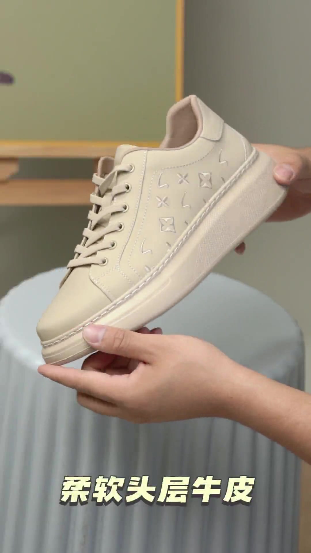 沙驰这双头层牛皮板鞋，轻到让我怀疑人生！