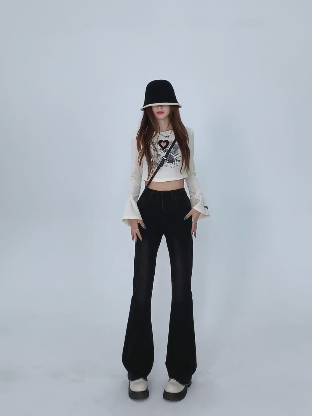 歌谛婕复古喇叭裤：穿上它，我就是90年代港风女主角！