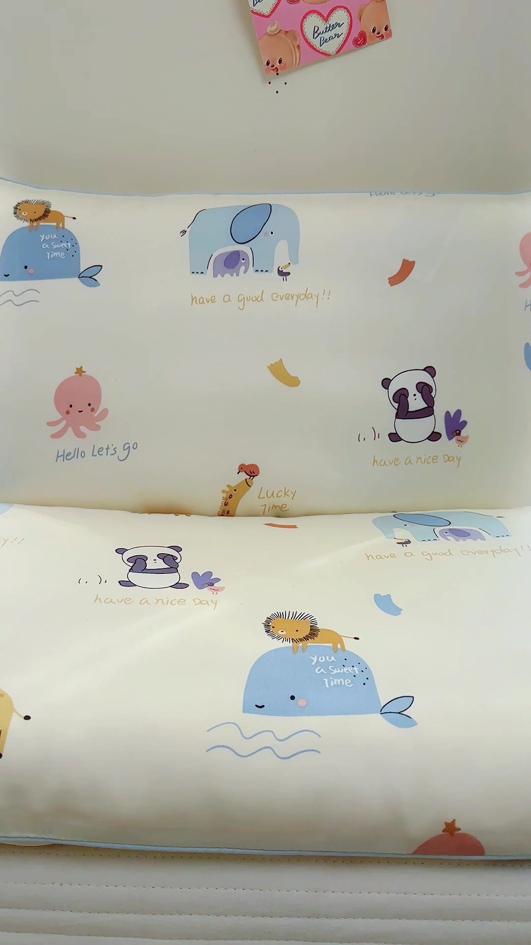 寐芸阁莱赛尔印花枕套：夏日里的冰丝童话，一场关于清凉与童真的冒险