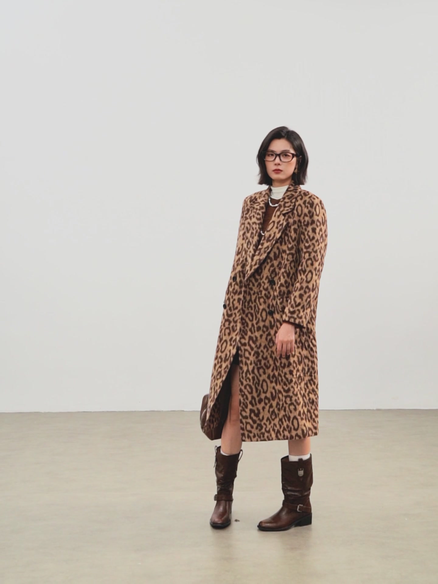 复古豹纹大衣开箱！这个冬天我要做最飒的崽🐆