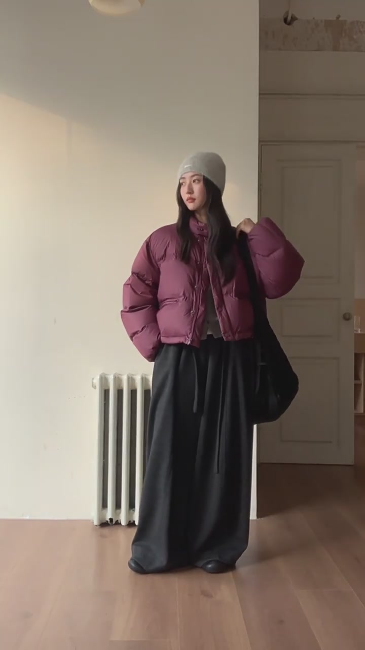 小个子也能穿出高级感！这件蓬蓬羽绒服让我在冬天里闪闪发光✨