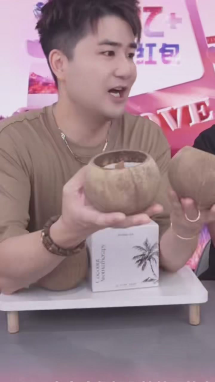 椰子壳香薰蜡烛，我的卧室小确幸！