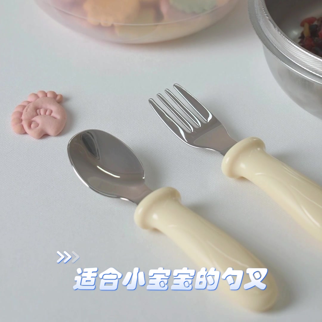 小土豆叉勺：宝宝学吃饭的‘神助攻’，这波操作我给满分！