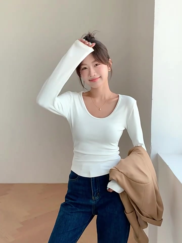 秋冬必备！御陌兮椰绒打底衫，遮肉显瘦神器，温暖又时髦✨