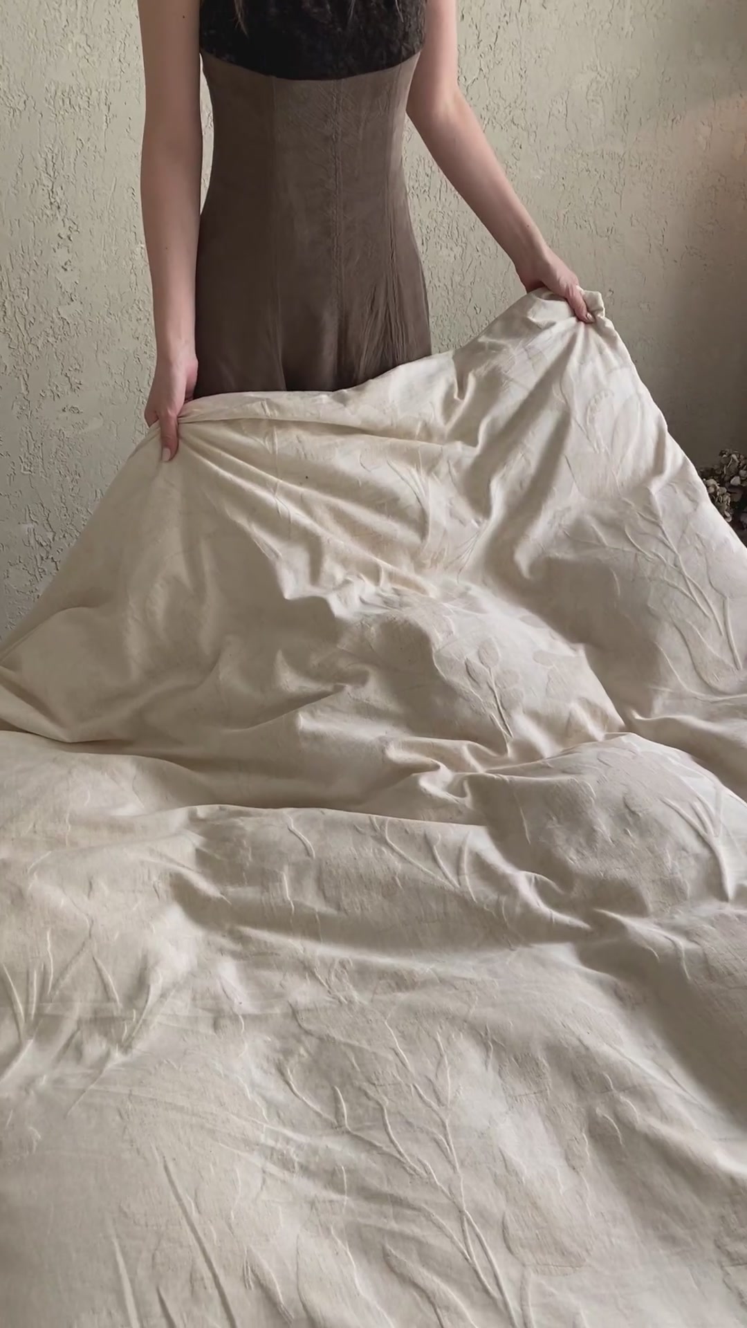 裸睡新境界！池羽水洗棉麻四件套，亲肤到不想起床😴