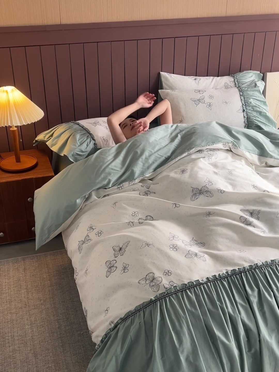 逸茉YiMo四件套：把法式花园搬进卧室的奇妙体验