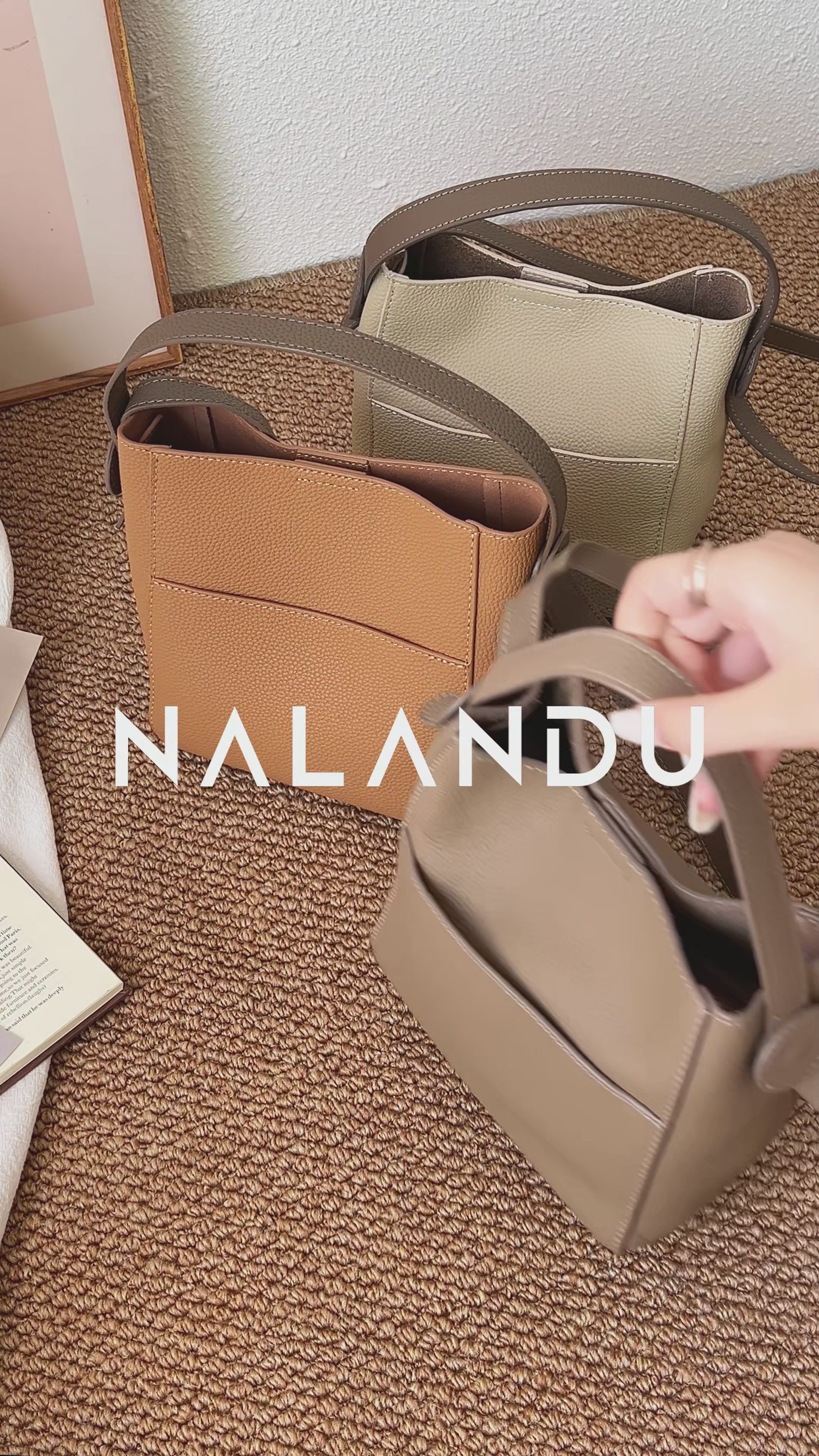 纳兰杜2026新款水桶包：真皮界的“时间管理大师”？