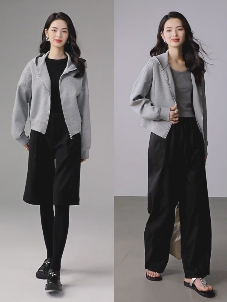 春季新宠！这件棉质连帽夹克让我秒变气质女神，百搭到没朋友！