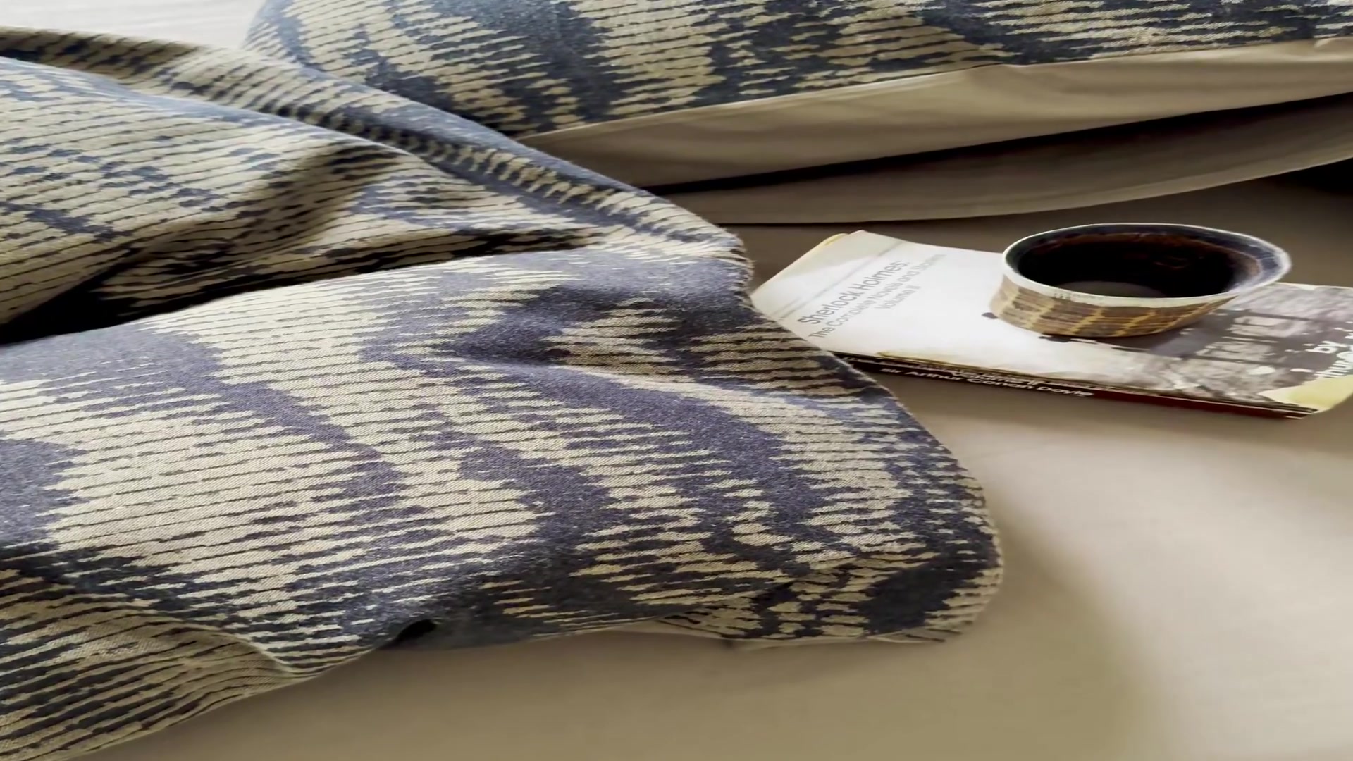 逸茉四件套体验：轻奢慵懒风，舒适到不想起床！