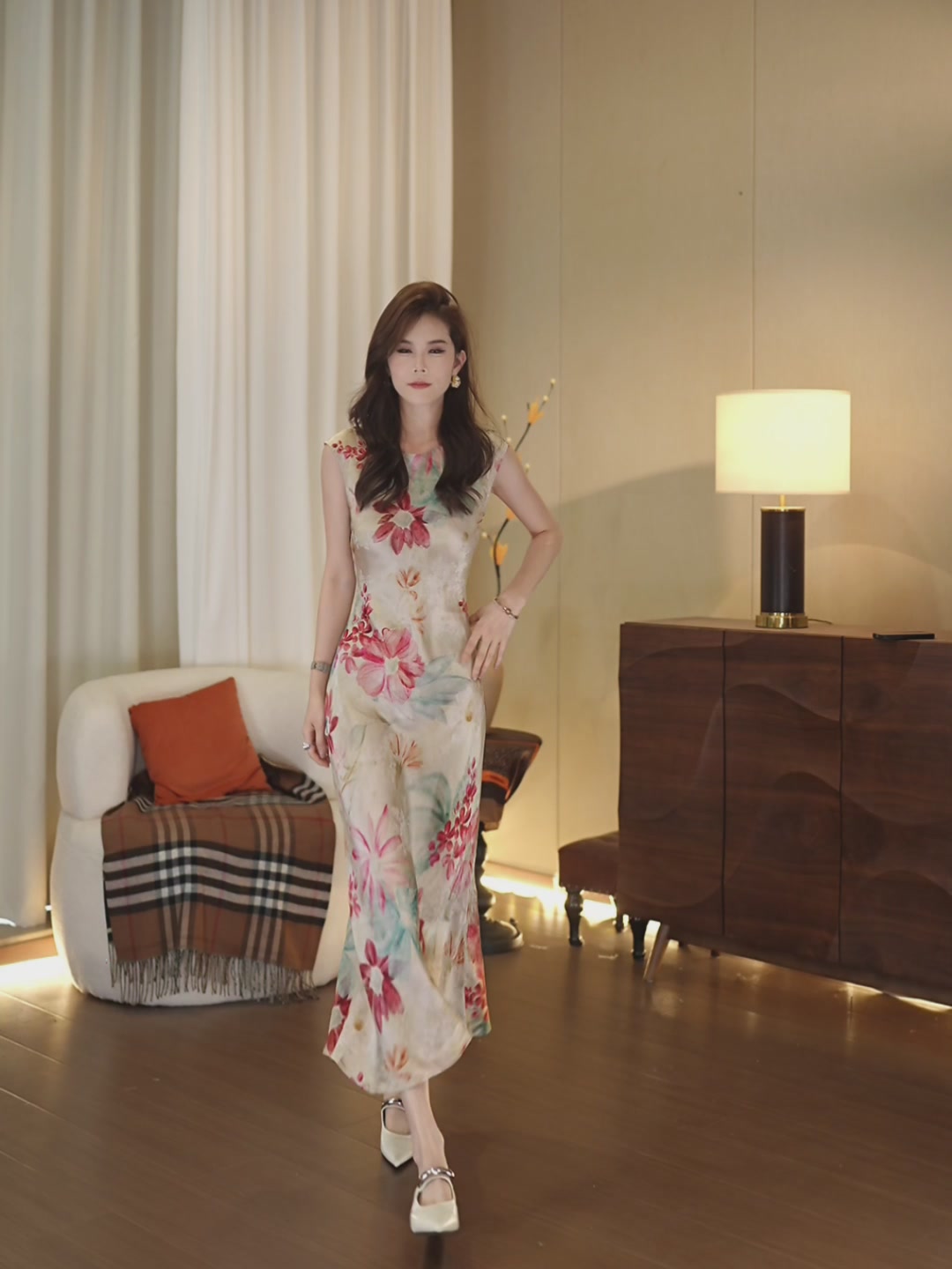 国风新中式复古连衣裙：兰瑟儿2025夏季新款，气质与细节并存