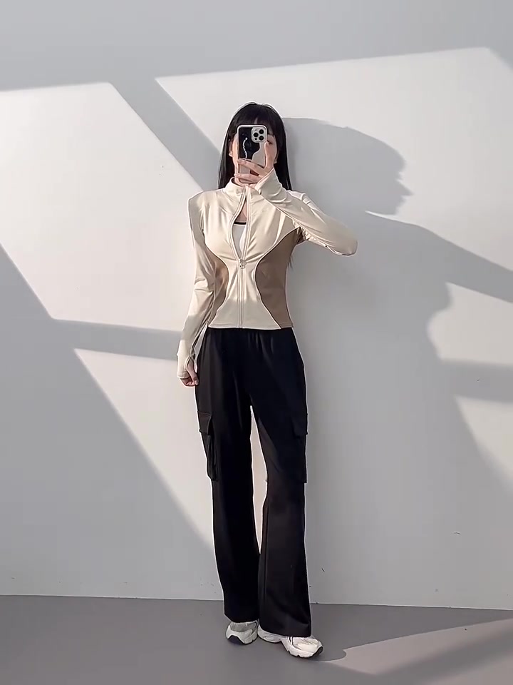 【运动穿搭】拼色瑜伽外套，显瘦又文艺的健身新宠