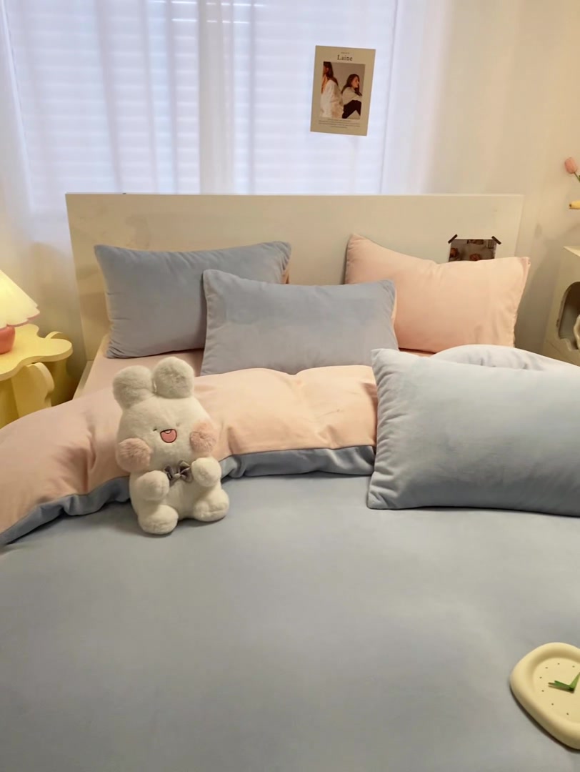 冬天必备！这款牛奶绒四件套让我一夜好眠💤