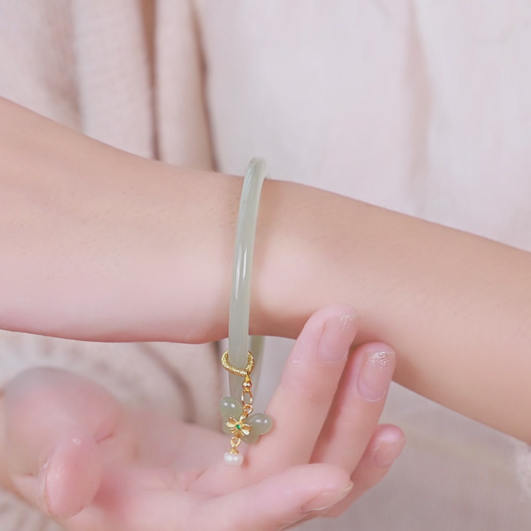 和田玉桂花糕手镯：1307元买到的温润与遗憾