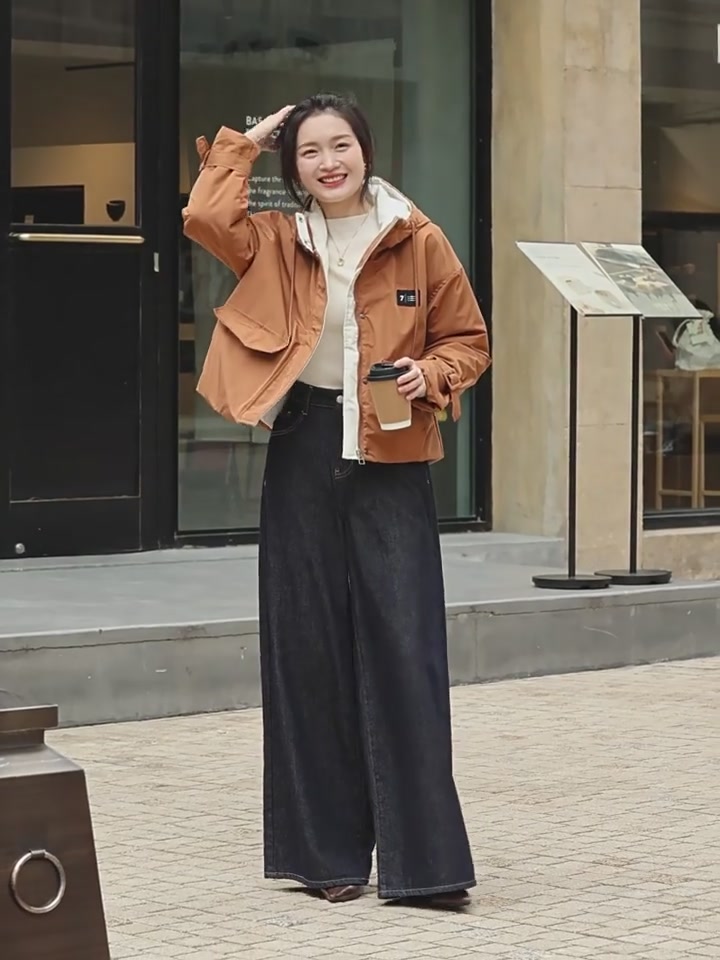 小个子福音！百家好这款短款派克服，保暖又显高，但有个小缺点...