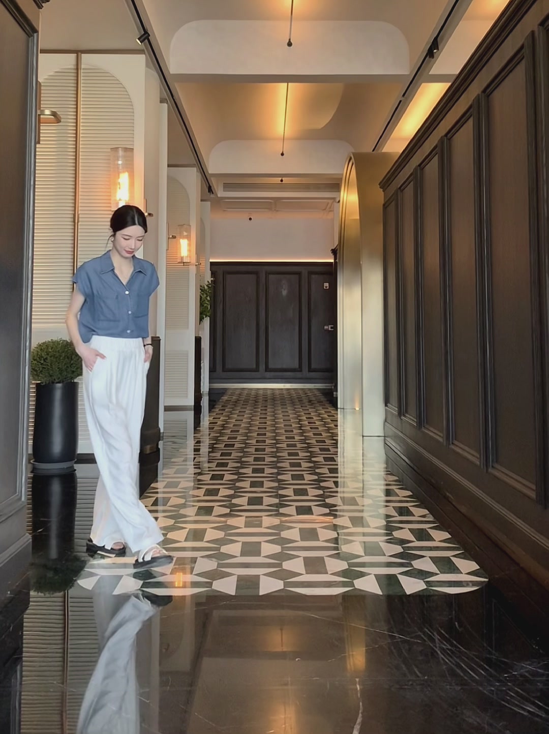 今芙冰丝阔腿裤，夏天穿它到底爽不爽？我掏了349元亲测！