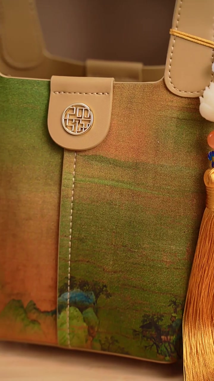 国风菜篮子包测评｜真丝质感绝了，旗袍姐妹冲！