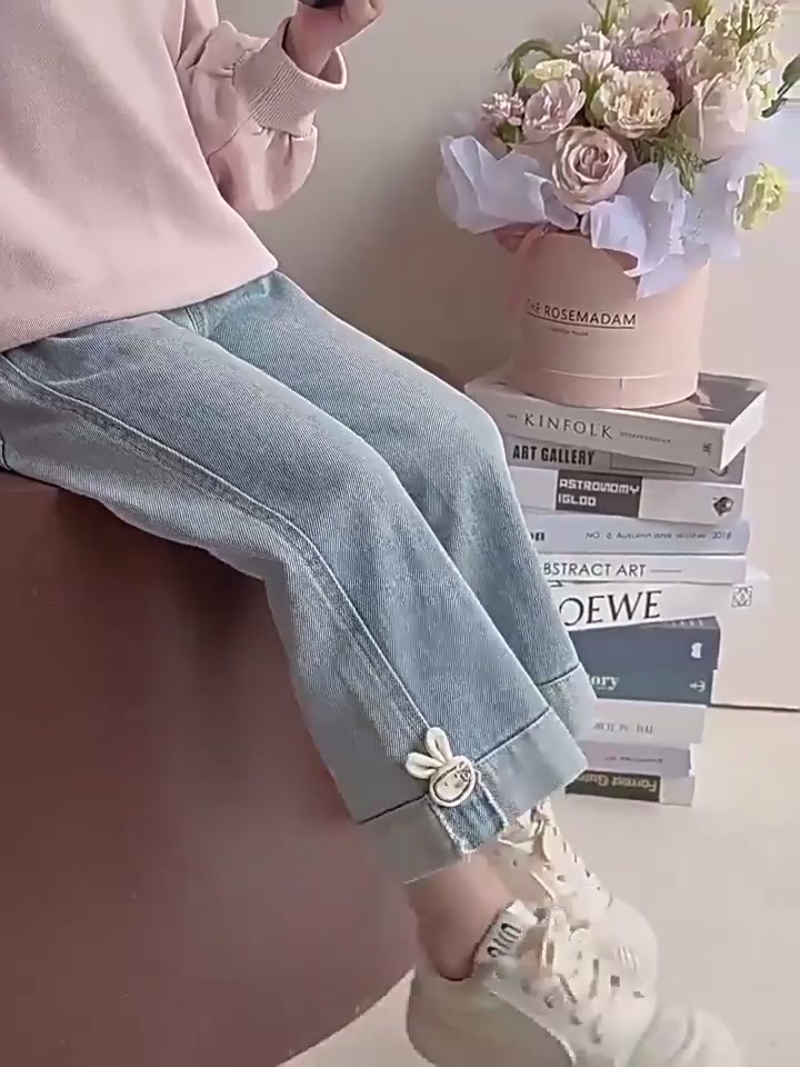 这条女童牛仔裤也太好穿了吧！宝妈们快看过来