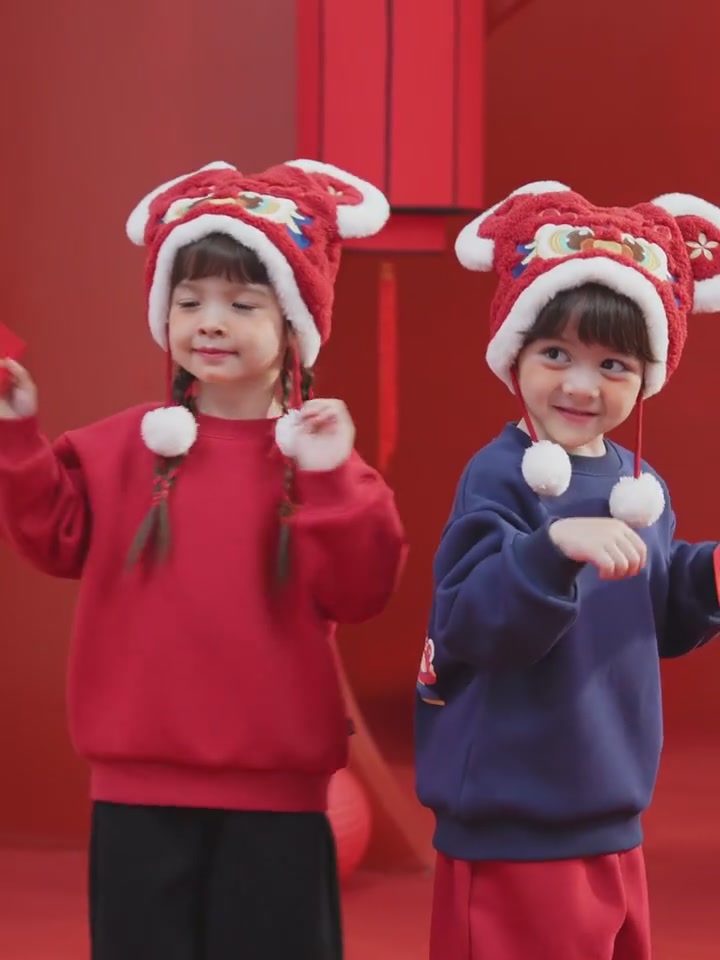 新年穿新衣！嘟嘟家唐装卫衣，宝宝拜年必备红色战袍🔥