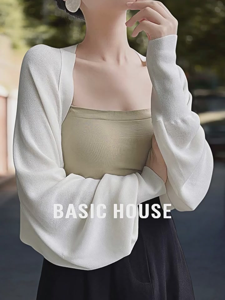 百家好法式针织开衫：办公室空调房里的“救命神器”，我直接原地封神！