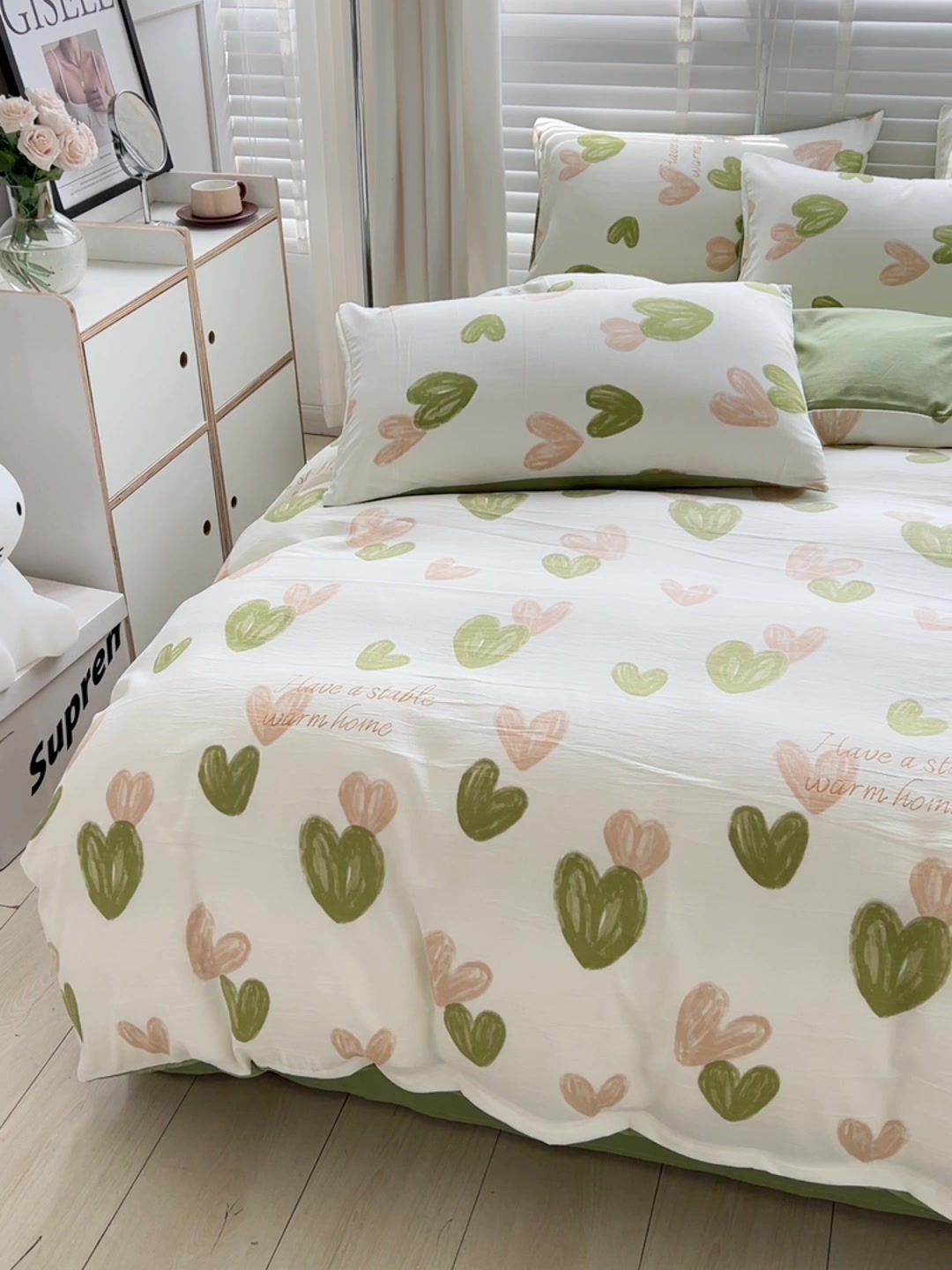 睡进小清新田园风，蕊丝坊四件套让我秒变“微微安”