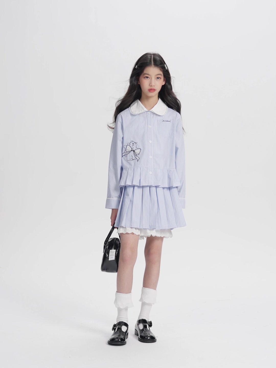 Barry Banny 女童学院风套装，499元值不值？我女儿穿了一周的真实体验