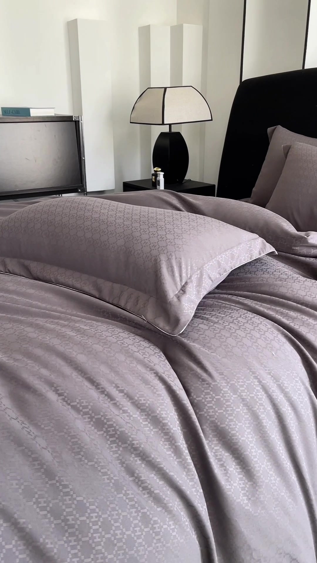 睡在云端是什么体验？蒂娜提花四件套让我每天赖床到中午！